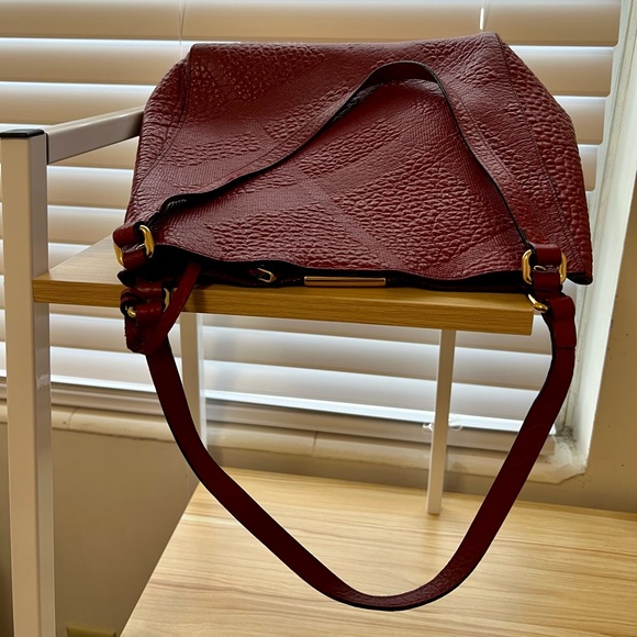 Burberry Authentic Military Red Tote - Picture 1 of 7